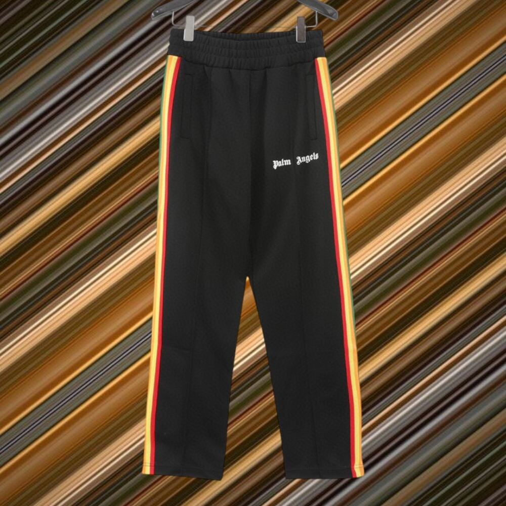 Palm Angels Black Pants for Men